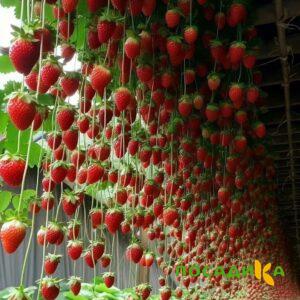 Клубника ампельная Анастасия купить по цене от 370р. в интернет-магазине «Посадика» с доставкой почтой в в Сарапуле и по всей России – [изображение №1].